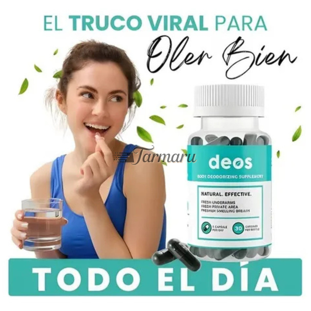 DEOS-DESODORANTE INTERNO/SUPLEMENTO NATURAL ANTI-OLORES