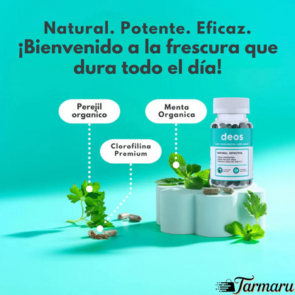 DEOS-DESODORANTE INTERNO/SUPLEMENTO NATURAL ANTI-OLORES