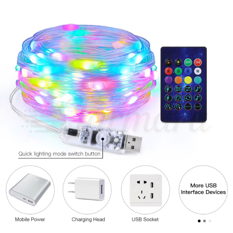 LUCES SMART RGB - Control total  desde tu celular.